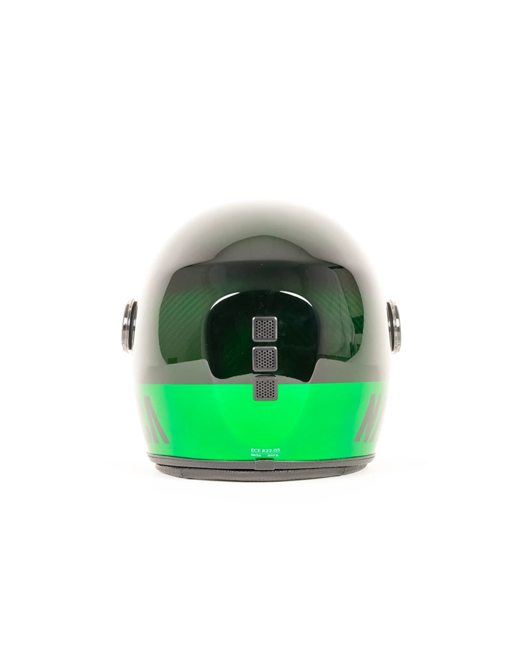 casque jet naca moto candy vert