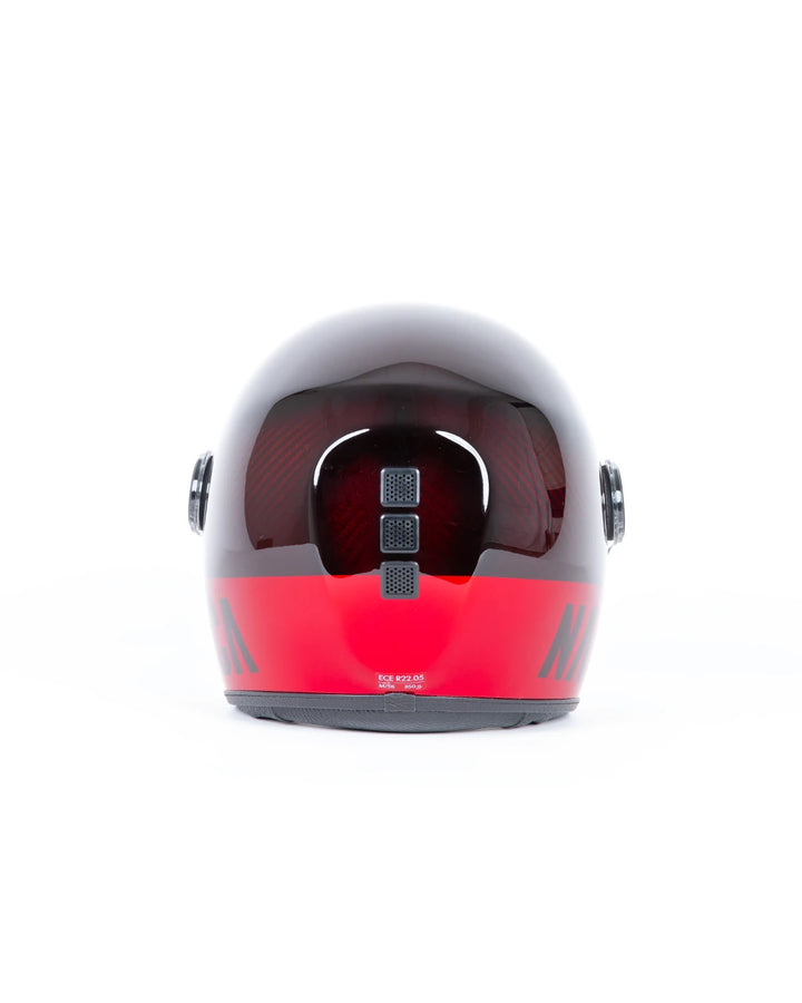 casque jet naca moto candy rouge