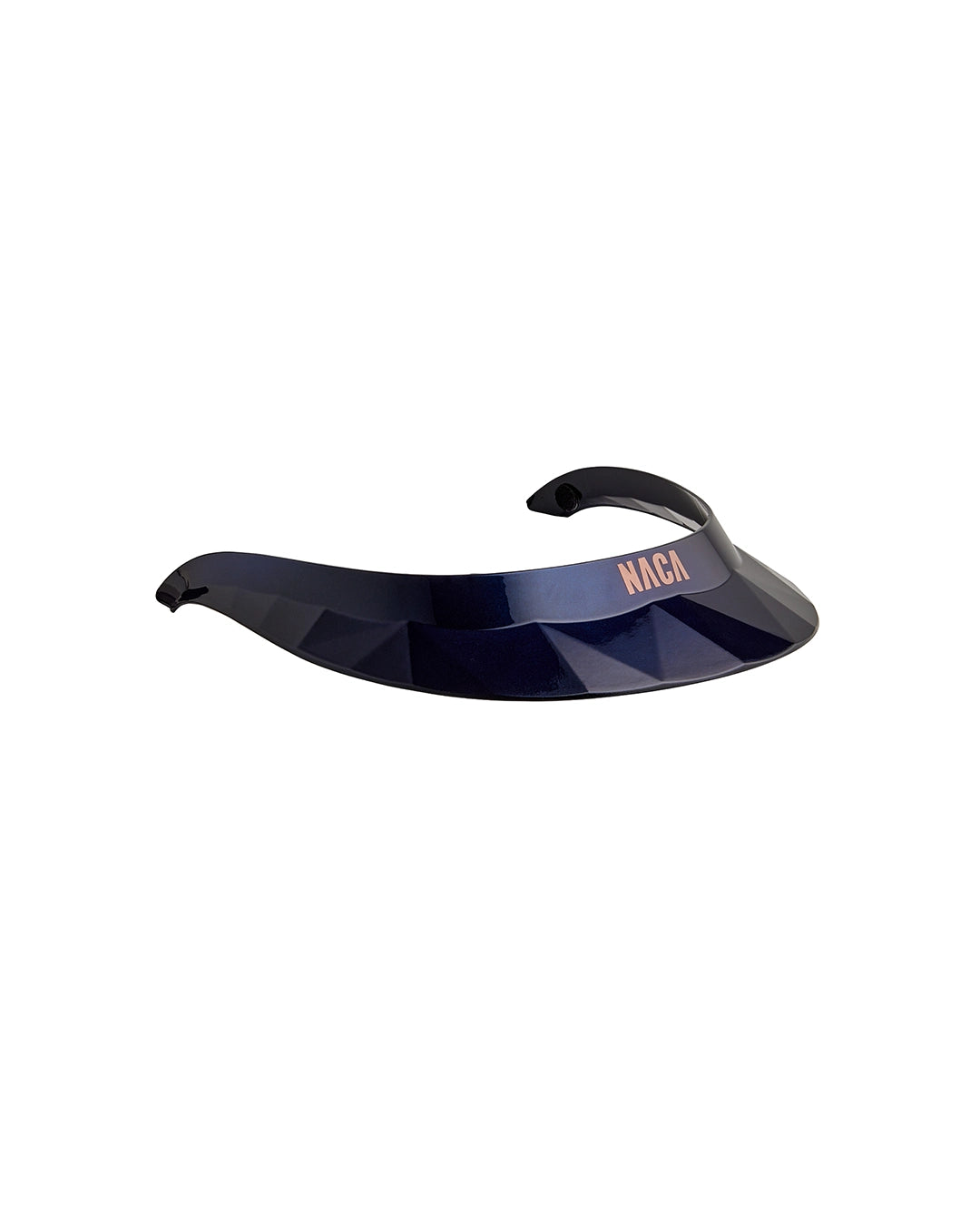 visiere large naca equitation bleu glow