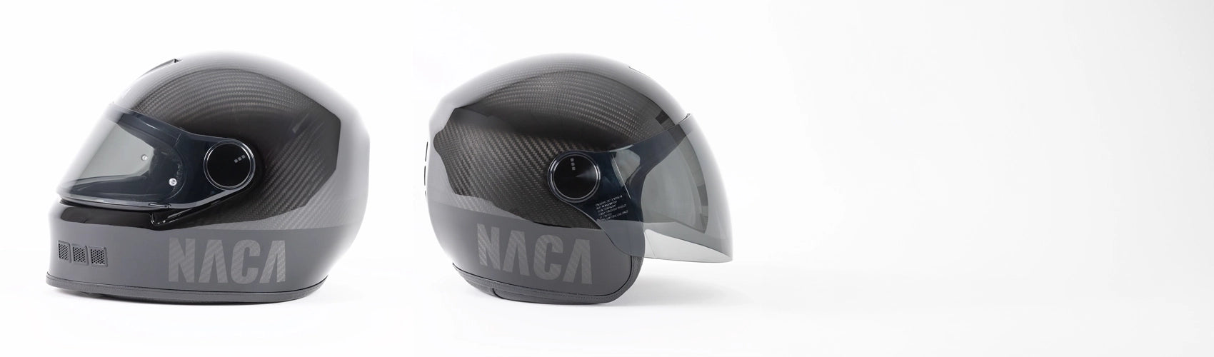 collection casque naca moto black edition