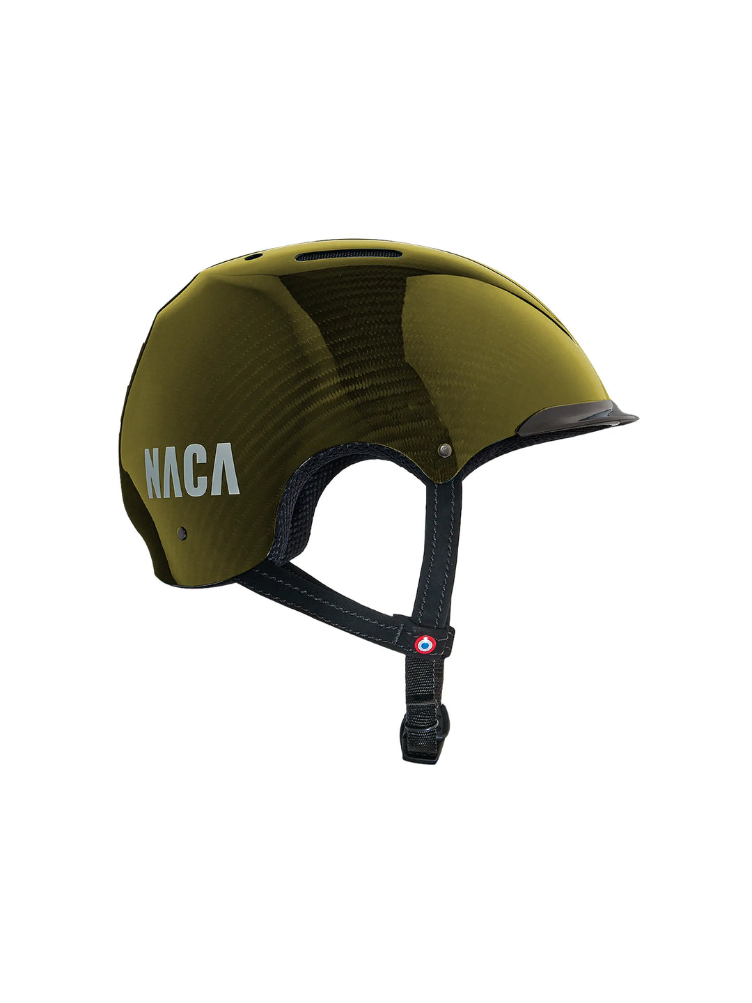 casque vélo naca carbone jaune