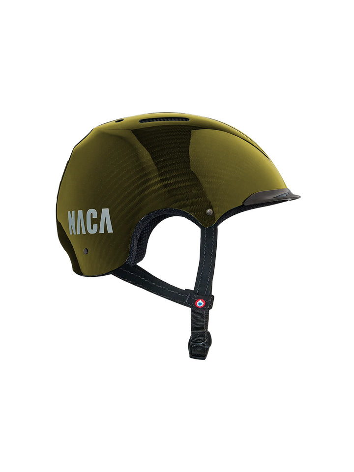 casque vélo naca carbone jaune