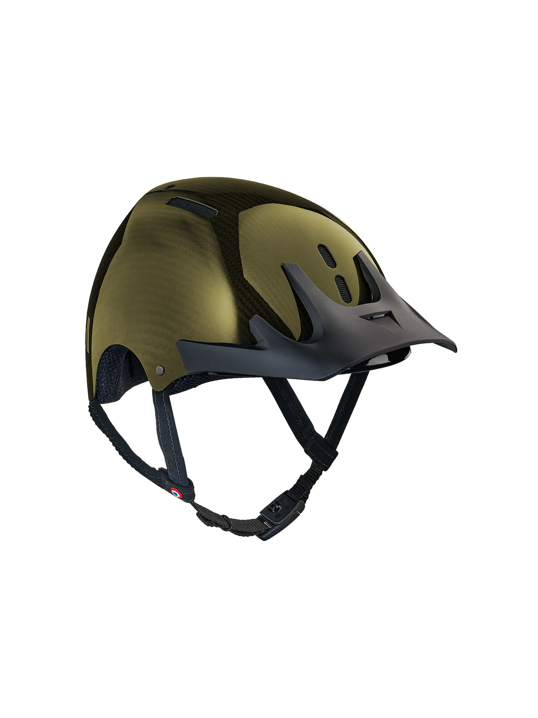 casque vélo naca carbone jaune avec visière 3Q