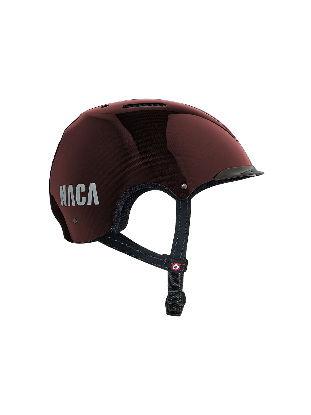 casque vélo naca carbone rouge