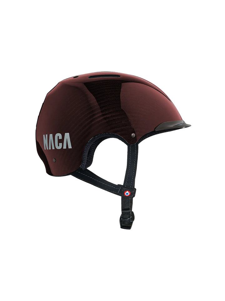 casque vélo naca carbone rouge