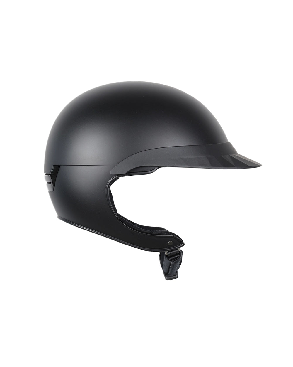 Casque d’équitation NACA COMÈTE XP noir mat avec jugulaire intégrée