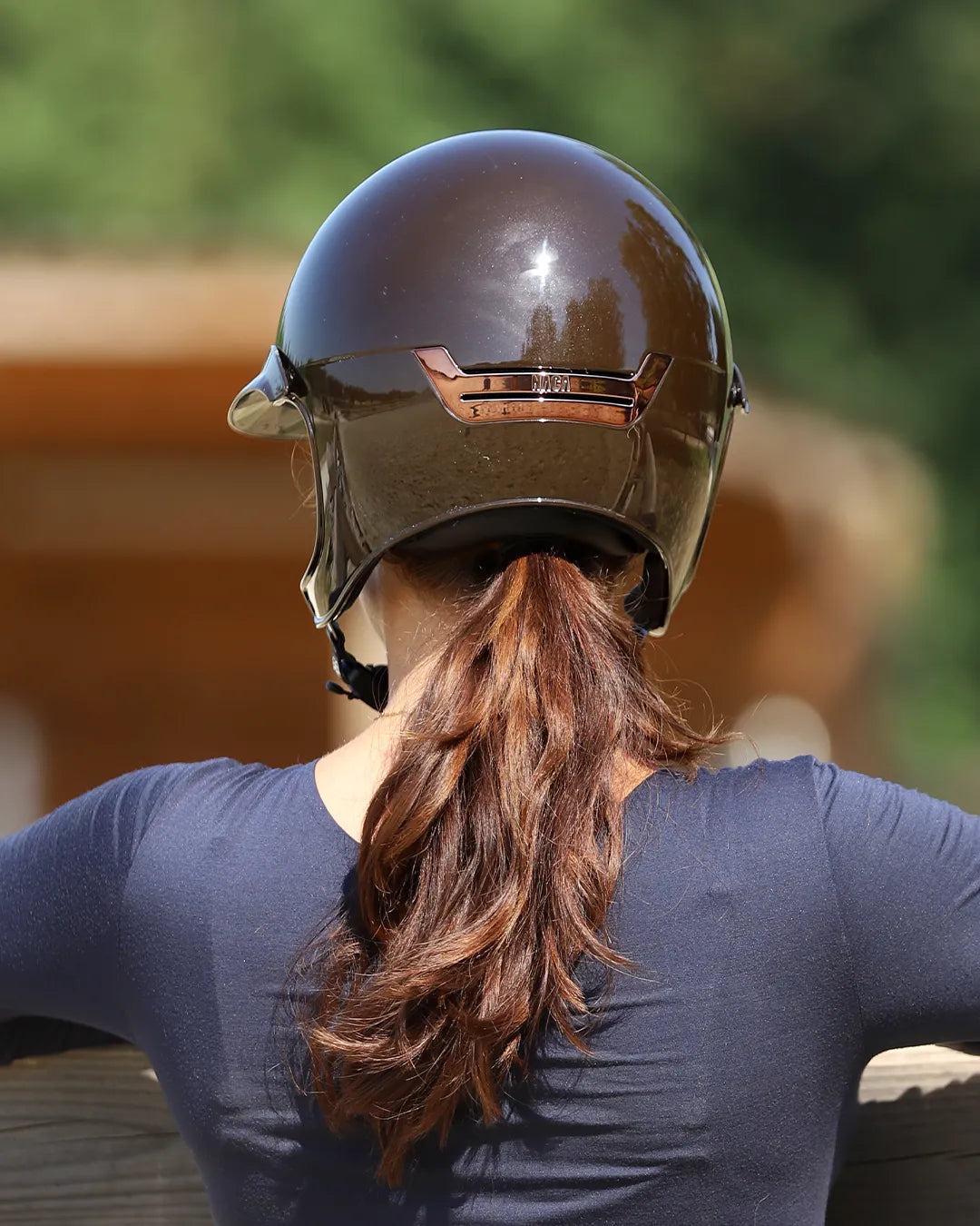 COMETE XP Dark chocolate Glow Limited Edition - Large visor