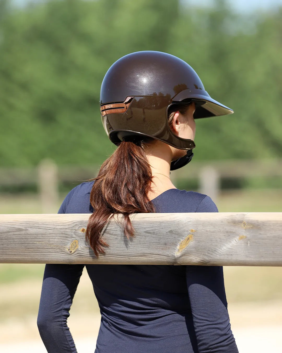 COMETE XP Dark chocolate Glow Limited Edition - Large visor