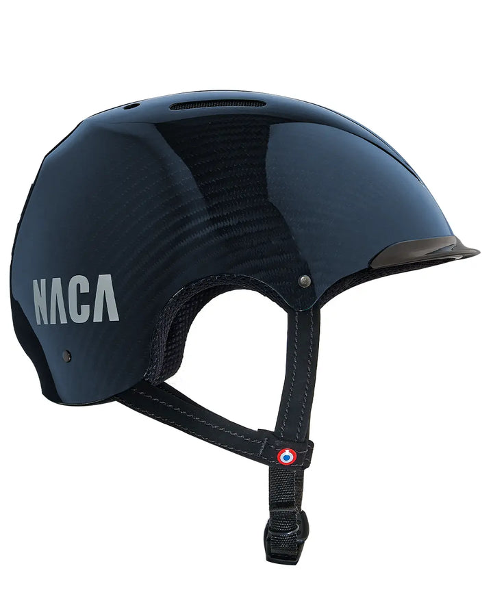 casque vélo naca carbone bleu